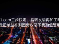 91.com三步快走：看转发语再加工吗做把单位补到图旁收尾不费劲但管用